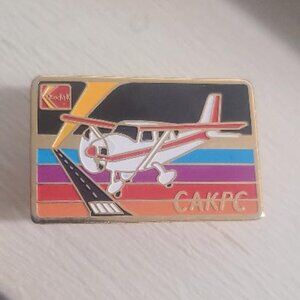 Kodak France Vintage CAKPC Airplane Lapel Pin